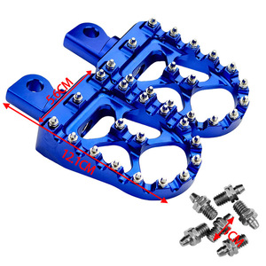 Pedane per Moto da Cross in Alluminio 7075 CNC, Poggiapiedi per Surron Light Bee X <span class=keywords><strong>S</strong></span>/E Ride <span class=keywords><strong>Pro</strong></span> <span class=keywords><strong>S</strong></span> CRF150F/230F/250F XR150L KDX200, Nero - Product Image 5