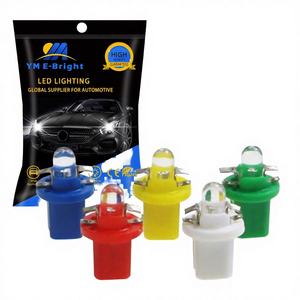 Everbright 12V Lampe d'instrument ambre T5 B8.5 LED pour clignotants et feux de stationnement de voiture, lampe latérale intérieure de tableau de bord - Product Image 2