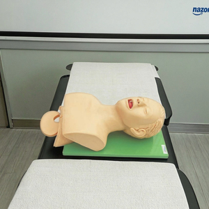 Modèle avancé de formation d'urgence pour adultes en PVC intubation humaine avec outil d'enseignement électronique d'alarme dentaire - Product Image 1