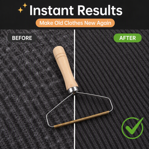 Rimuovi Pelucchi Manuale con Lame in Rame per Maglioni in Lana e Cashmere, con Manico in Legno, Portatile, per Rimuovere Peli di Animali Domestici - Product Image 4