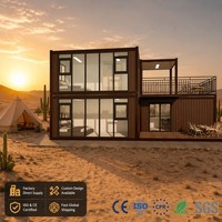 Contenedor de casa de diseño expandible-Kits de construcción modulares prefabricados y soluciones de estructura de acero