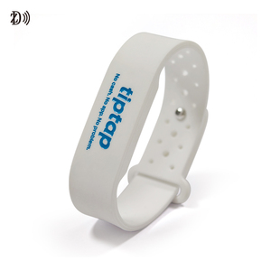 Pulsera RFID de Silicona Ajustable e Impermeable de 13.56Mhz, Etiqueta NFC Inteligente Mini Reescribible con Código <span class=keywords><strong>QR</strong></span> Personalizado <span class=keywords><strong>para</strong></span> Gestión de Seguridad - Product Image 5