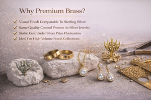 Anillo Ajustable de Cobre con Baño de Oro Real de Alta Calidad, Producción de Joyería Personalizada, Bajo MOQ, Baño de Oro Estable para Propietarios de Marcas - Product Image 3