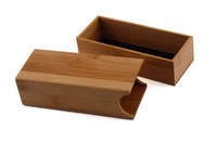 Étuis à lunettes carrés en bois MKBC035, nouveaux, pour lunettes de soleil, emballage de lunettes, étui rigide personnalisé avec logo, protection.