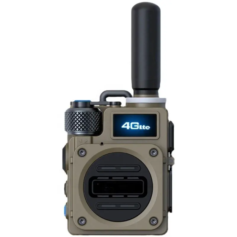Mini walkie-talkie portátil con apariencia de Metal, Red Nacional al aire libre, con tarjeta enchufable, 4g, gran oferta