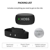 Capteur de fréquence cardiaque XOSS X2 à fixation pectorale, moniteur BT ANT+ sans fil, capteur intelligent de santé et de fitness pour vélo