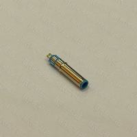 Prise audio stéréo 3,5 mm de haute qualité à 3 pôles avec isolateur bleu / Fiche TRS nickelée pour assemblage de câble d'écouteurs
