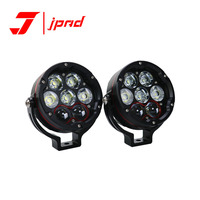 Phare LED avant de moto en aluminium de haute qualité, haute luminosité, étanche, avec télécommande sans fil, lumière auxiliaire 7