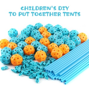 Kit de construction de fort, château qui brille dans le noir, pour enfants, maison, jouets de construction de tente de jeu DIY - Product Image 3