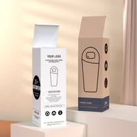 Caja de Embalaje para Botellas de Agua de Vidrio Impresas al por Mayor, Botellas de Agua Portátiles, Vasos de Vidrio para Caja de Botellas de Agua de Vidrio