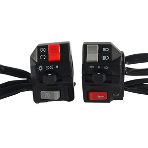 Motorcycle Handlebar <b>Switch</b> Assembly 9-Way <b>Plug</b> In Light <b>Switch</b> For Street Motorcycle Left Side Replacement - Product Image 3