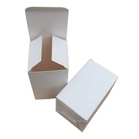 Boîte d'échantillons en carton de produit électronique blanc personnalisable avec logo d'entreprise de parfum imprimé vierge avec doublure en éponge