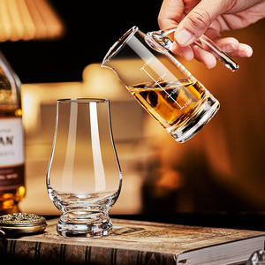 Verre à whisky et à vin sans plomb international, base épaissie, verre à spiritueux professionnel ISO, simplicité moderne - Product Image 5