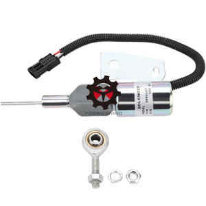 Электромагнитный клапан остановки подачи топлива Yoongshing 12V <span class=keywords><strong>3991167</strong></span> 3964627 SA-4941-12 87420952 J991167 для двигателя 4BT 6BT 5.9L экскаватора R220-5 - Product Image 3