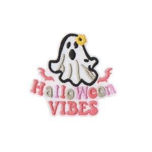 공장 직송 고품질 편안한 경량 할로윈 후드 패치 신상품 귀여운 만화 셰닐 패브릭 패치 - Product Image 6