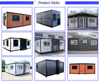 Maison conteneur pliable, maison mobile préfabriquée, assemblage rapide, logement portable, bureau, cabine, solution de logement temporaire