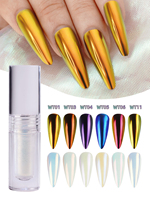 Offre Spéciale WT Chrome liquide métallique liquide de clou de Chrome pour la poudre d'ongle de Chrome d'ongles