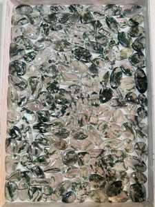 Cabujones de Ágata Musgosa Natural de la Mejor Calidad, Cristal Auténtico para Joyería, Base Plana, Grado Superior, Pulido, Curativo - Product Image 3