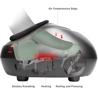 Masseur de pieds électrique à rouleaux Shiatsu avec compression d'air, 15 ans de fabrication de masseurs, appareils de massage des pieds