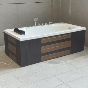 Vente chaude d'usine : Bain à remous extérieur pour 4 personnes, <span class=keywords><strong>baignoire</strong></span> de massage, <span class=keywords><strong>spa</strong></span> relaxant, piscine pour villa, jardin, hôtel - Product Image 6