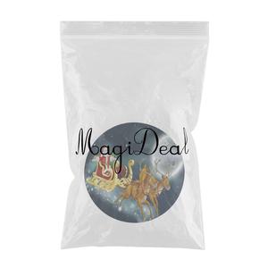 Tema natalizio impermeabile tovaglia matrimonio 1.2m Dia rettangolare alce Santa per tavole rotonde senza rughe per alberghi - Product Image 2