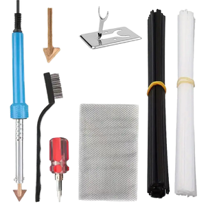 Kit de soudage plastique 110V/220V 60W, kit de réparation de <span class=keywords><strong>pare</strong></span>-chocs de voiture avec 40 tiges de soudage et 2 embouts de <span class=keywords><strong>fer</strong></span> à <span class=keywords><strong>souder</strong></span> pour la réparation de carrosserie automobile - Product Image 4