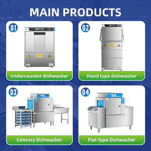 Lavavajillas Comercial Totalmente Automático con Pantalla Táctil y Carcasa de Acero Inoxidable, Apto para Cocina, Hotel y Restaurante, Smart Gl - Product Image 2