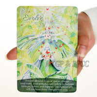 Tarot Oracle con Borde Holográfico Personalizado, con Caja y Guía