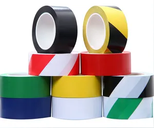 PVC Kho Tầng Ngõ Đánh Dấu Băng An Toàn Hazard Cảnh Báo Đen Vàng Tape PVC Thận Trọng Tape