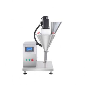Distributeur de poudre semi-automatique, remplisseur à vis sans fin, machine de remplissage de poudre sèche avec alimentateur à vis, micro-<span class=keywords><strong>doseur</strong></span> manuel pour bouteille et sac - Product Image 6