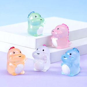 Figura de Animal de Dibujos Animados Luminosa, Miniatura de Dinosaurio que Brilla en la Noche, Adorno de Jardín de Hadas, Regalos para Niños, Decoración de Escritorio y Coche - Product Image 3