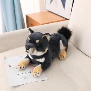 Muñeco <span class=keywords><strong>de</strong></span> Peluche <span class=keywords><strong>de</strong></span> Shiba Inu <span class=keywords><strong>de</strong></span> Simulación, Juguete <span class=keywords><strong>de</strong></span> Peluche <span class=keywords><strong>de</strong></span> Perro en Postura Acostada, Almohada <span class=keywords><strong>de</strong></span> Confort para Dormir para Niños y Bebés, Venta al por Mayor - Product Image 3