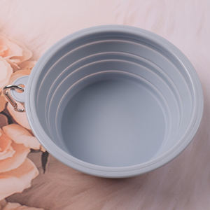 Ciotola per alimenti pieghevole con Logo personalizzato in <span class=keywords><strong>Silicone</strong></span> per animali domestici - Product Image 2