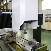 Machine de gravure CNC 4 axes 6090, petite machine de gravure CNC pour le travail du bois, du métal, de la pierre, de l'acrylique, découpe et gravure