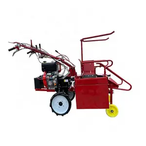 Four-wheel self-propelled corn peeling machine small agricultural front-mounted corn harvester peeling stubble removal machine