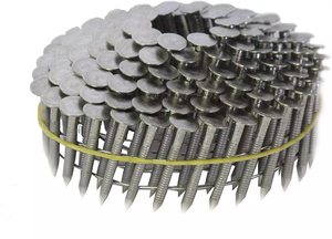 3/4- 1-3/4 "<span class=keywords><strong>Fasto</strong></span> ตะปูหลังคาคอยล์ชุบสังกะสี7200ชิ้น/กล่องสีเหลือง - Product Image 3