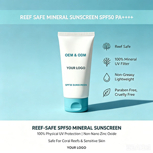 Protector Solar Natural <span class=keywords><strong>SPF</strong></span> 50 para Todo el Día, Protector Solar Vegano Orgánico a Base de Minerales, Blanqueador, Hidratante, Protección Solar - Product Image 1
