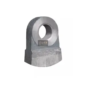 Usine OEM qualité supérieure ORE concasseur à marteaux pièces de rechange acier au manganèse 12 mn concasseur marteau concasseur de roche plaque marteau