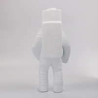 En gros Personnalisé De Haute Qualité Mignon Blanc Spaceman Maison En Céramique Mignon Décor Accessoires D'affichage