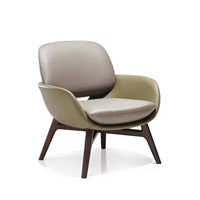 Moderner Nordischer Luxus Wohnzimmer Hotel Lounge Möbel Einzelsofa Metallbeine Stuhl Konvertierbarer Sessel Wartebereich Sitzgelegenheit