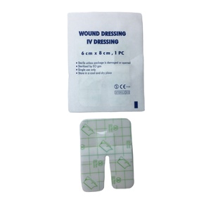 Parche de aguja venosa permanente transpirable impermeable desechable médico yeso PU IV vendaje para heridas para fijación de catéter de cánula - Product Image 3