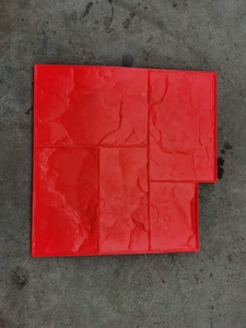Molde de impresión de silicona de poliuretano en forma de ladrillo Molde de hormigón estampado de rodillos - Product Image 6