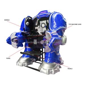 Coche de Choque Eléctrico Infantil para Exteriores de Fibra de Vidrio con Monedas Xiaotongyao B20 - Product Image 1
