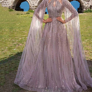 Nova Primavera e Verão das Mulheres Elegante Malha Vestido Borla Lantejoula Vestido De Noite - Product Image 4