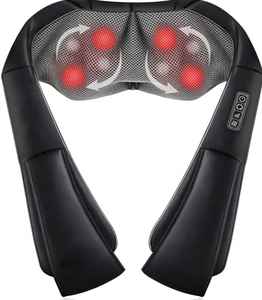 Masajeador Shiatsu de hombros y cuello trasero con calor, masajeador de cuello para el hogar, oficina, coche, uso, masajeador de cuello eléctrico inteligente - Product Image 2