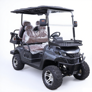 Chariot de golf électrique chinois Street Legal 4 Seat Road Buggy 60V Chariot de chasse électrique bon marché - Product Image 1