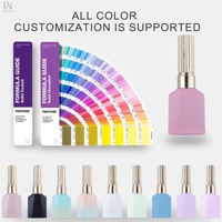 Échantillon Gratuit 2026 Vernis à Ongles Gel OEM/ODM Effet Dégradé Romantique 10ml, Flacons en Verre Vides avec Pinceau et Couvercle