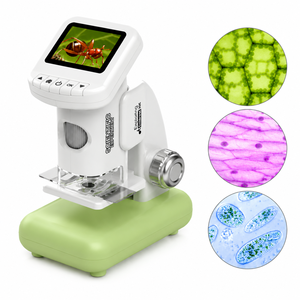 Microscopio Digital Inteligente Portátil para Niños con Pantalla, Fotografiabil, HD, para Exploración Científica <span class=keywords><strong>de</strong></span> Ácaros Celulares, Juguete Educativo para Estudiantes - Product Image 1