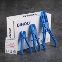 Jeu de 3 pinces à sertir CiHOO pour réparation automobile, entretien, conduites de carburant, de vide, de frein et de radiateur