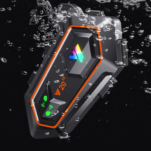 Y20-2X Intercom Motorcycle Helmet <strong>Headset</strong> with RGB Light Wireless Waterproof for Rider - Product Image 6